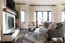 charcoal gray sofa with gray overd