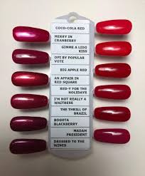 opi dark red nails polish nails