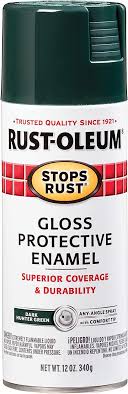 Rust Gloss Ounce Dark Paint Oleum Stops