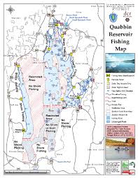 Quabbin Reservoir Fishing Map Quabbin Reservoir Ma Mappery