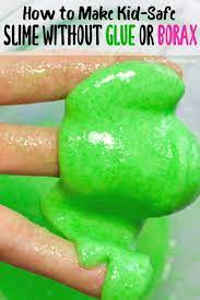 how to make slime without glue or borax