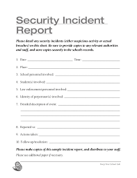 school racial incident report form              