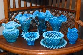 Blue Fenton Art Glass