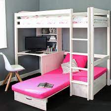 Dhp studio loft bunk bed over desk and bookcase with metal frame, black, twin. Thuka Hit 7 High Sleeper Bed With Sofa Bed Desk Family Window