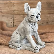 Boston Terrier Backyard Figure Handmade