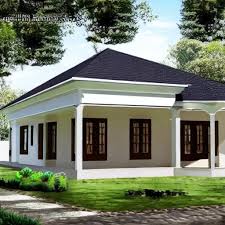 5 low budget single floor house design