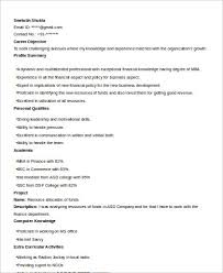 Fresher's resume format should be designed in such a way that it not only looks attractive but also provide a brief knowledge about that person. Free 7 Sample Mba Resume Templates In Ms Word Pdf