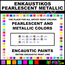 Enkaustikos Pearlescent Metallic Encaustic Wax Beeswax Paint