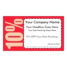 Create Your Own Coupon Template