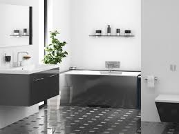 gray tile bathroom what color walls