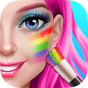 makeup artist rainbow salon apk mod