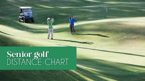 senior golf distance chart golf madness
