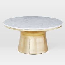 Your purchase of this product helps natural variations in the colour and veining of marble make each piece subtly unique. Marble Topped Pedestal Coffee Table