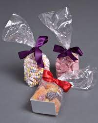 cellophane sweet bags block bottom with