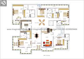 80x80 3bhk House Map Design Sample Free