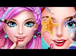 mermaid makeup salon game you