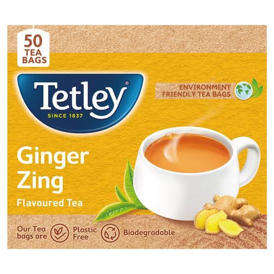 Tetley Ginger zing tea bags product image