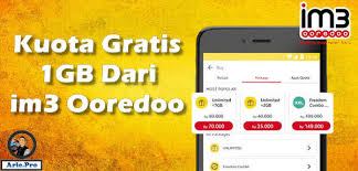 Indosat juga sering memberikan kuota gratis bagi para pelangganya. Cara Mendapatkan Kuota Internet Gratis 1gb Dari Im3 Ooredoo Www Arie Pro