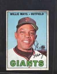 1967 Topps Willie Mays 200 Baseball Card