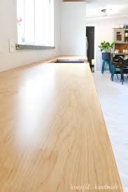 Instead of going for the tried and true granite, or laminate material many homeowners are turning back to traditional materials such as wood finishes. How To Build Seal Wood Countertops Houseful Of Handmade