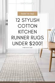12 stylish cotton kitchen runner rugs