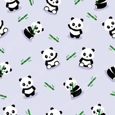 cute panda cartoon ilration