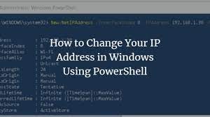 Reboot the computer (simply restarting networkmanager does nmcli con mod end192 ipv4.method manual. How To Change Your Ip Address In Windows Using Powershell