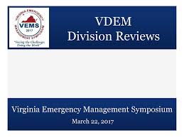 Virginia Emergency Management Symposium Ppt Download