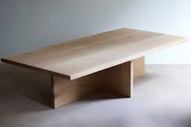 Oversized Plank Coffee Table White Oak