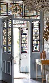 Stain Glass Stained Glass Door House