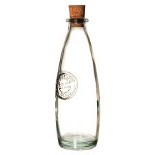 Authentic Recycled Glass Oil Bottle