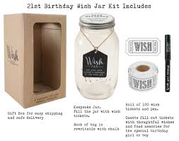 top shelf 21st birthday wish jar