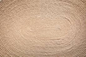 detail of a natural jute carpet useful
