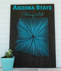 Arizona State String Art Meatloaf And