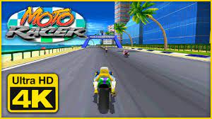 moto racer 1997 old game pc in 4k