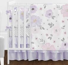 purple baby girl crib bedding factory