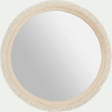 Atmosphera miroirs ronds multiples lila 61x37 cm. Miroir Rond En Tissu D41 5cm Donia Miroir Alinea