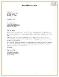 business communication letter writing