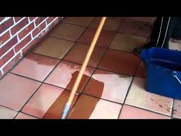 how to seal terracotta tile part 1