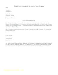 Termination Of Lease Agreement Letter From Landlord In End