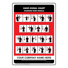 Standard Hand Signals Sign Crane 180 Crane Hand Signals