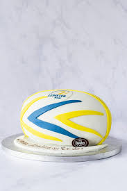 rugby ball cake thunders bakery
