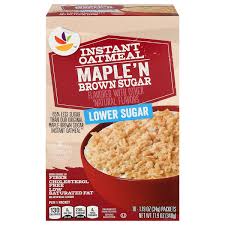 save on giant instant oatmeal maple n