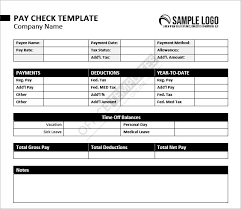 pay stub templates for ms word