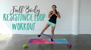 Full Body Resistance Band Loop Workout Total Body Workout With A Resistance Loop