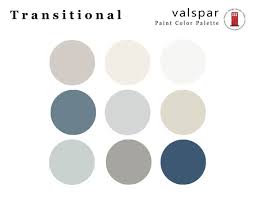 Transitional Valspar Paint Color Scheme