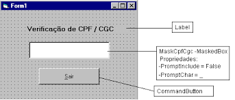 rotina para validar cpf cgc no visual basic