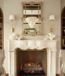 French Marble Fireplace With Ruhlmann