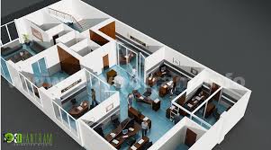 3d Office Floor Plan Design Other By