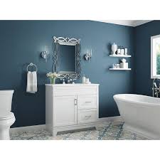 The included back splash will protect walls and cabinets from water damage. Rosecliff Heights Estelle 37 Single Bathroom Vanity Set Reviews Wayfair